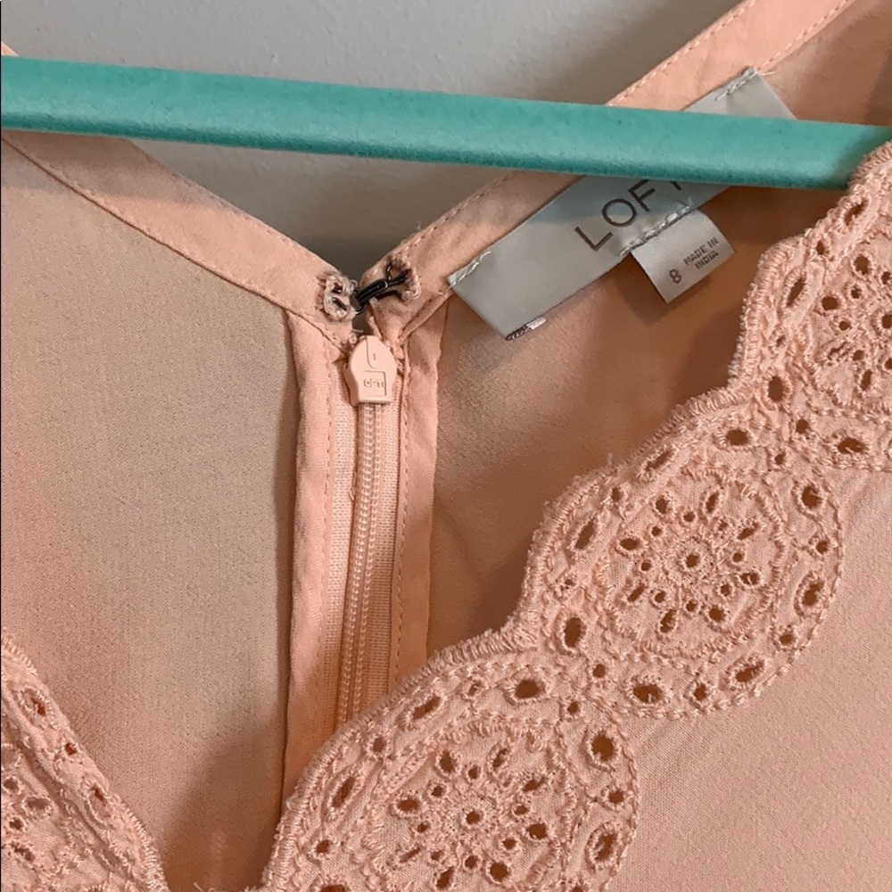 Loft eyelet peplum top - Picture 2 of 5